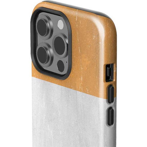 Ivory Coast Flag Distressed iPhone 15 Pro Impact Case